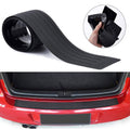 Black Car Rear Bumper Protector Cover Sill Scuff Plate Trim Car