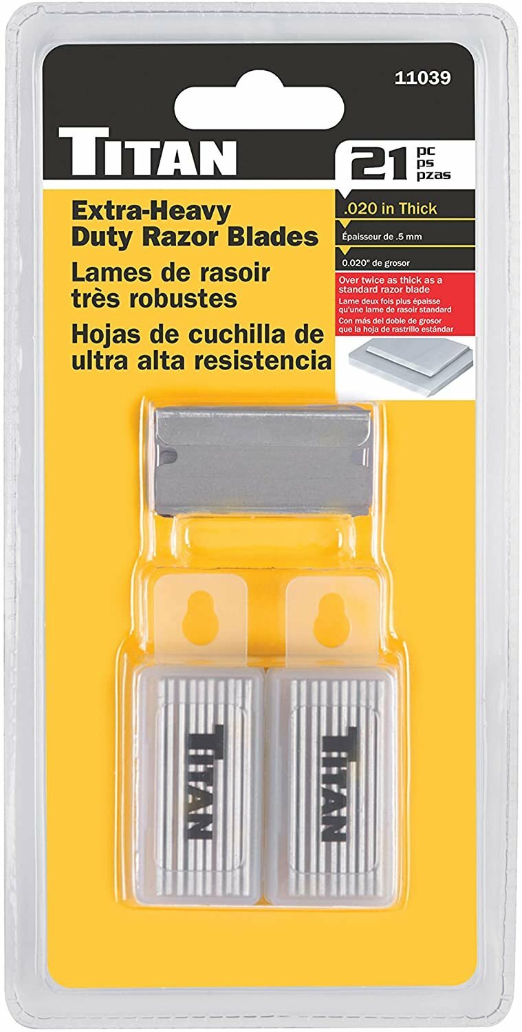Heavy Duty Razor Blade 21 Piece by Titan