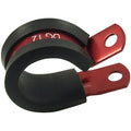 AN -8 (8AN AN8) 13.5mm I.D Red Aluminium Rubber Lined Cushioned P