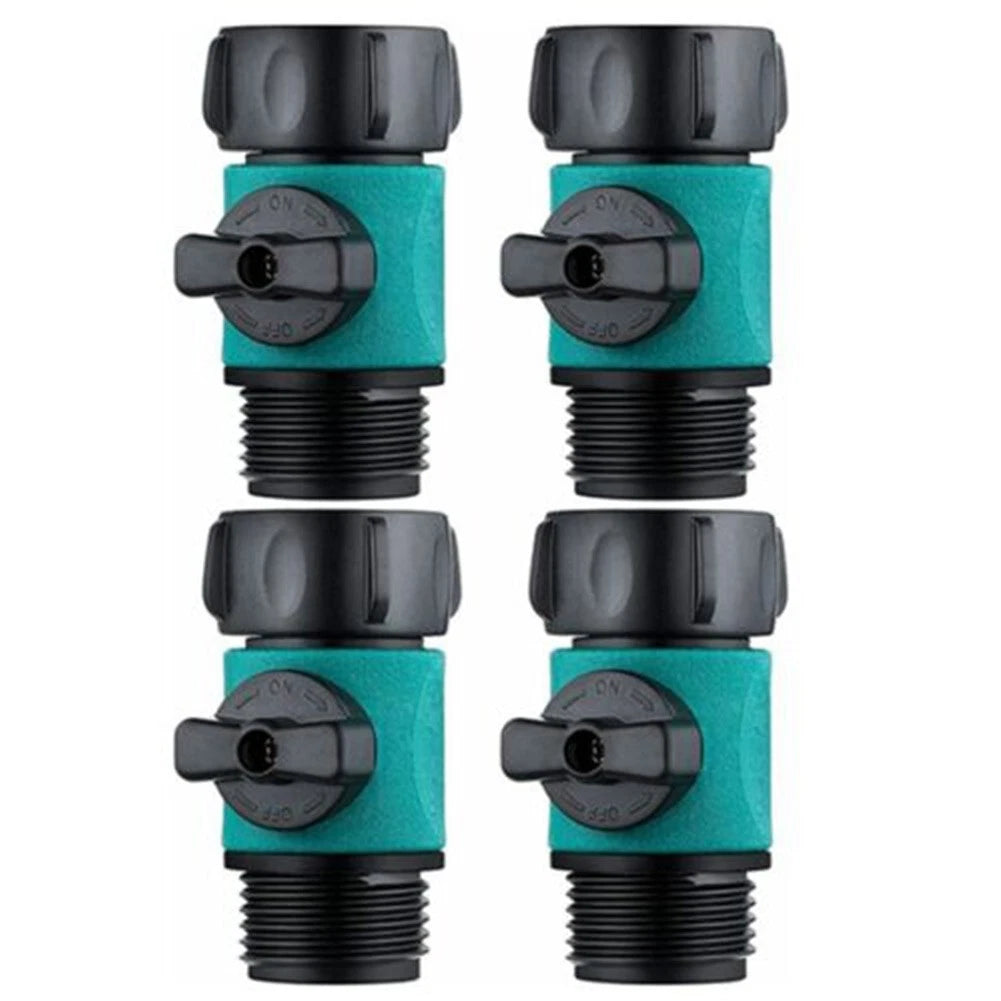 Hose Connector Soaker Equipment Water Hose Shutoff Valve Abs Plastic