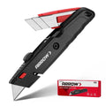 Arrow Retractable Utility Box Cutter Quick Change Blade Aluminum