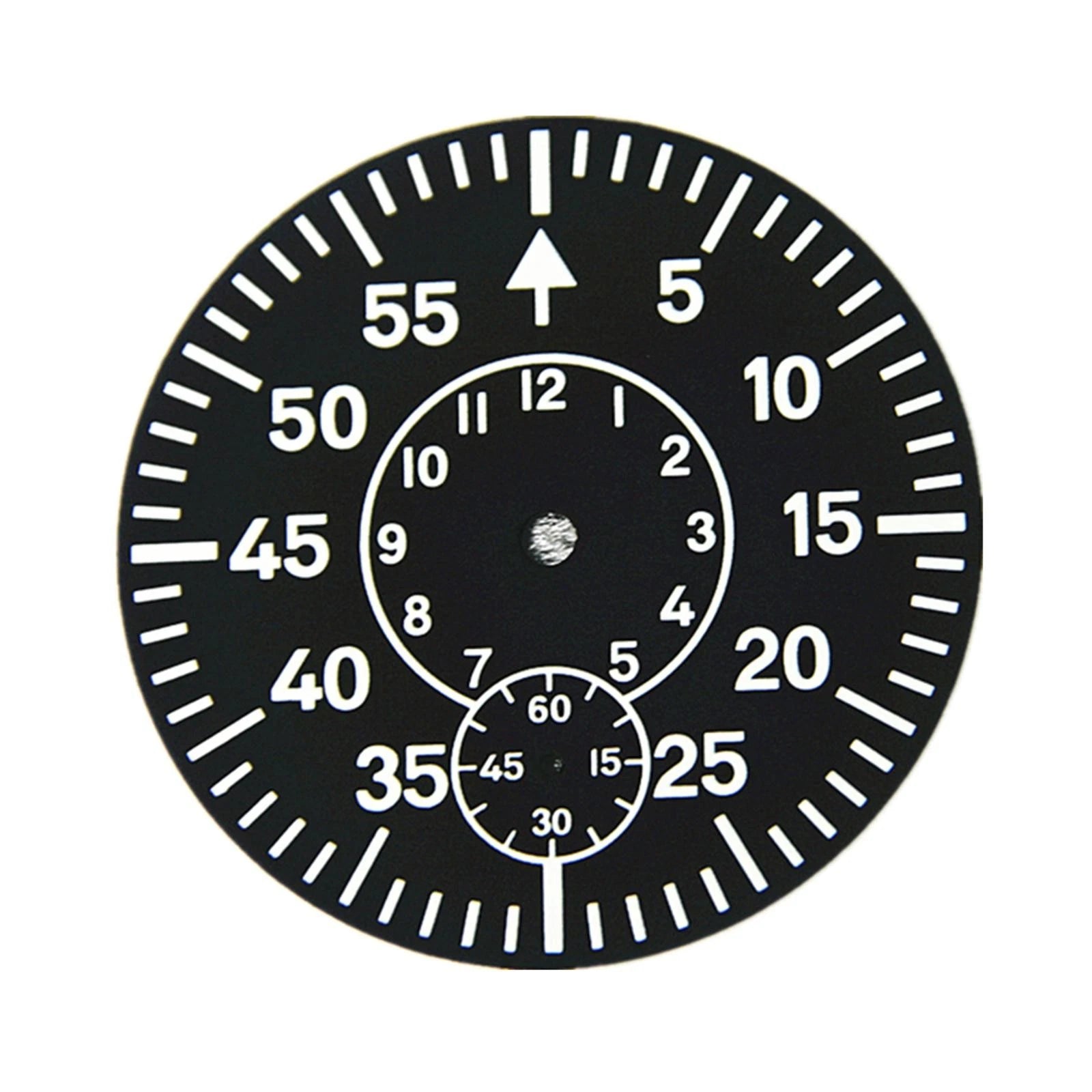 38.9mm Date At 6/9 Copper Green Luminous Watch Dial Face Plate For