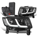 For 2014-2016 Grand Cherokee Pair Led Black Clear | Built Supply Co