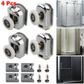 Door Rollers Door Pulley Anti-collision Slice Bathroom Hardware Screws