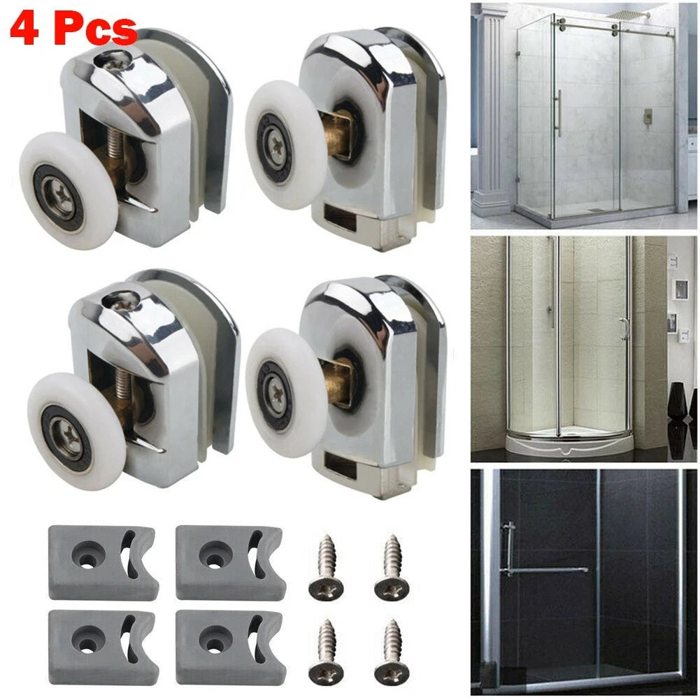 Door Rollers Door Pulley Anti-collision Slice Bathroom Hardware Screws