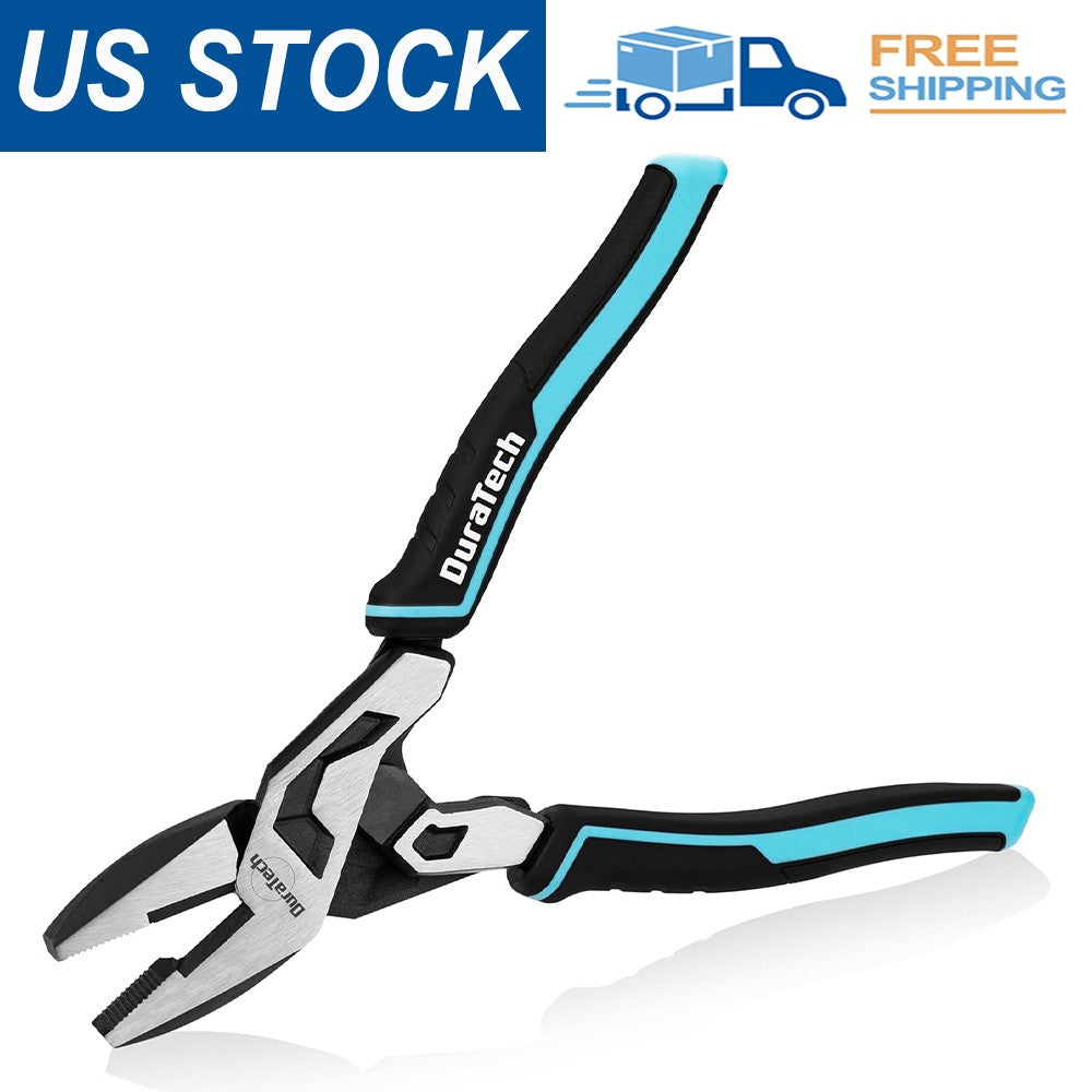 DURATECH 8-Inch Compound Lineman's Pliers Gen 2 by DURATECH