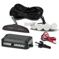 Reverser Backup Parking Rear Sensor/radar+4 White Buzzer+LED Distance