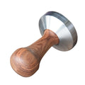 Wood&steel Coffee Pressure Powder Feeder Tamper Tamp Cafe Barista