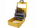 1-10mm 18pc HSS M35 5% Cobalt Drill Bits for SS Hard Steel+HSS Steel 9.5mm Free