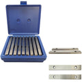Harden Steel Parallel Set 9 Pair 1/4 Inch Thick 6 Inch Long 0.0002"
