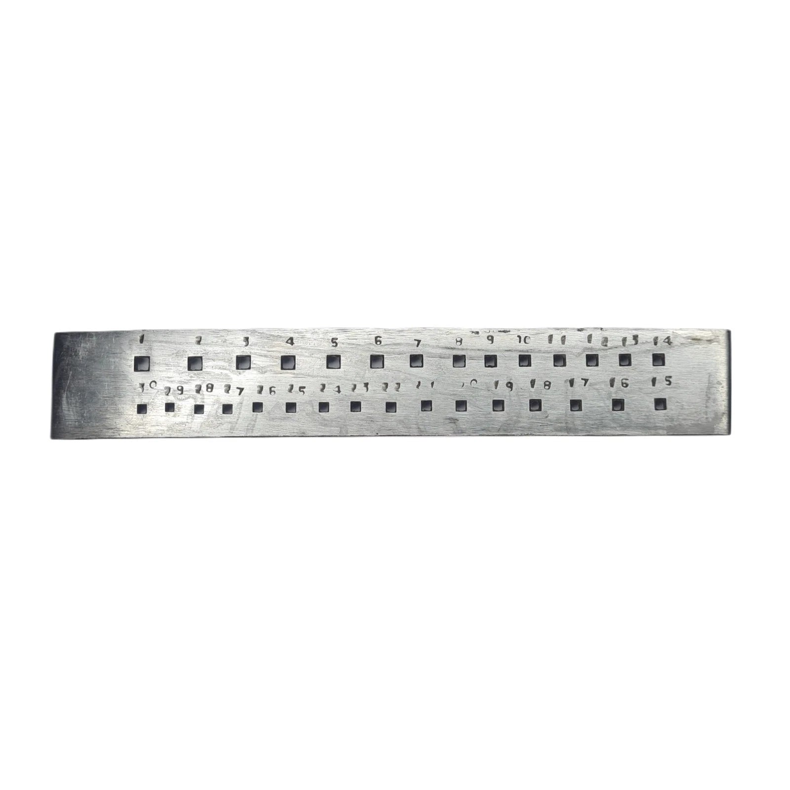 Draw Plate 30 Square Holes - Wire Drawplate Jewelry Craft Shaping
