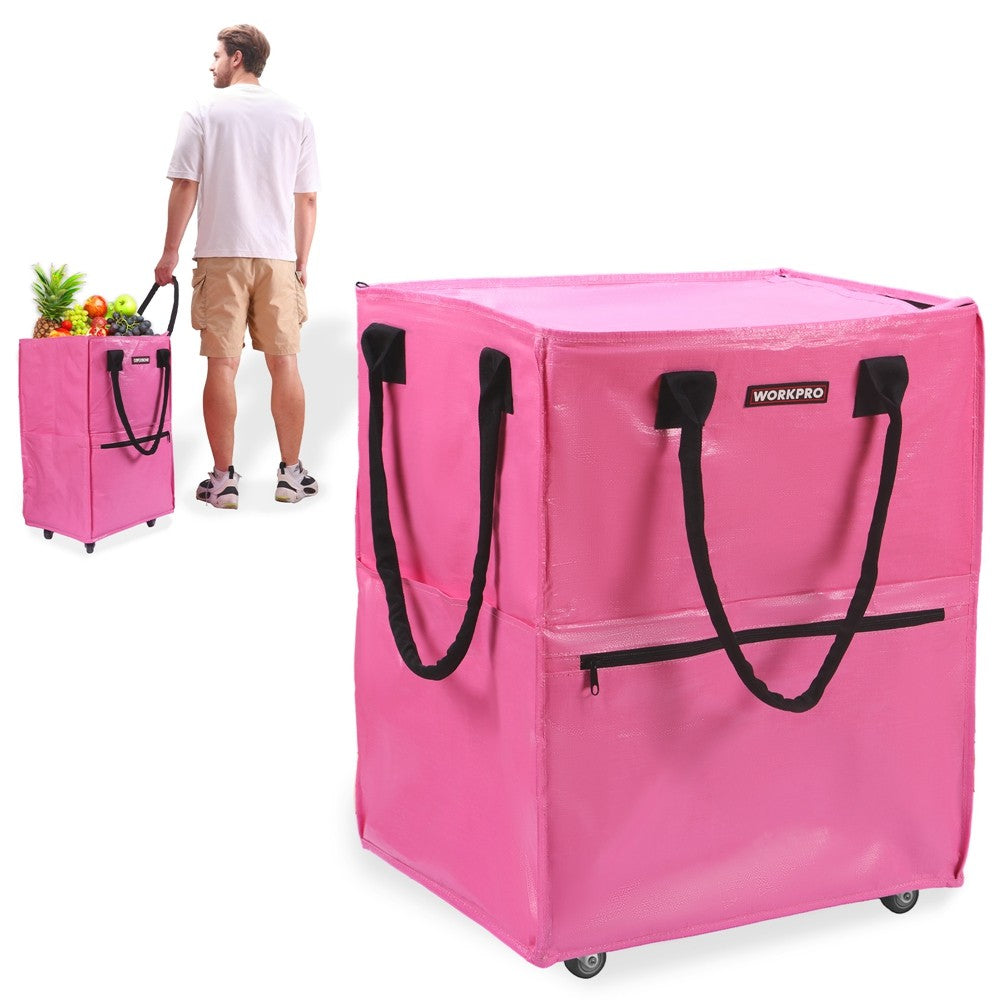 WORKPRO Large Rolling Grocery Bag by WORKPRO