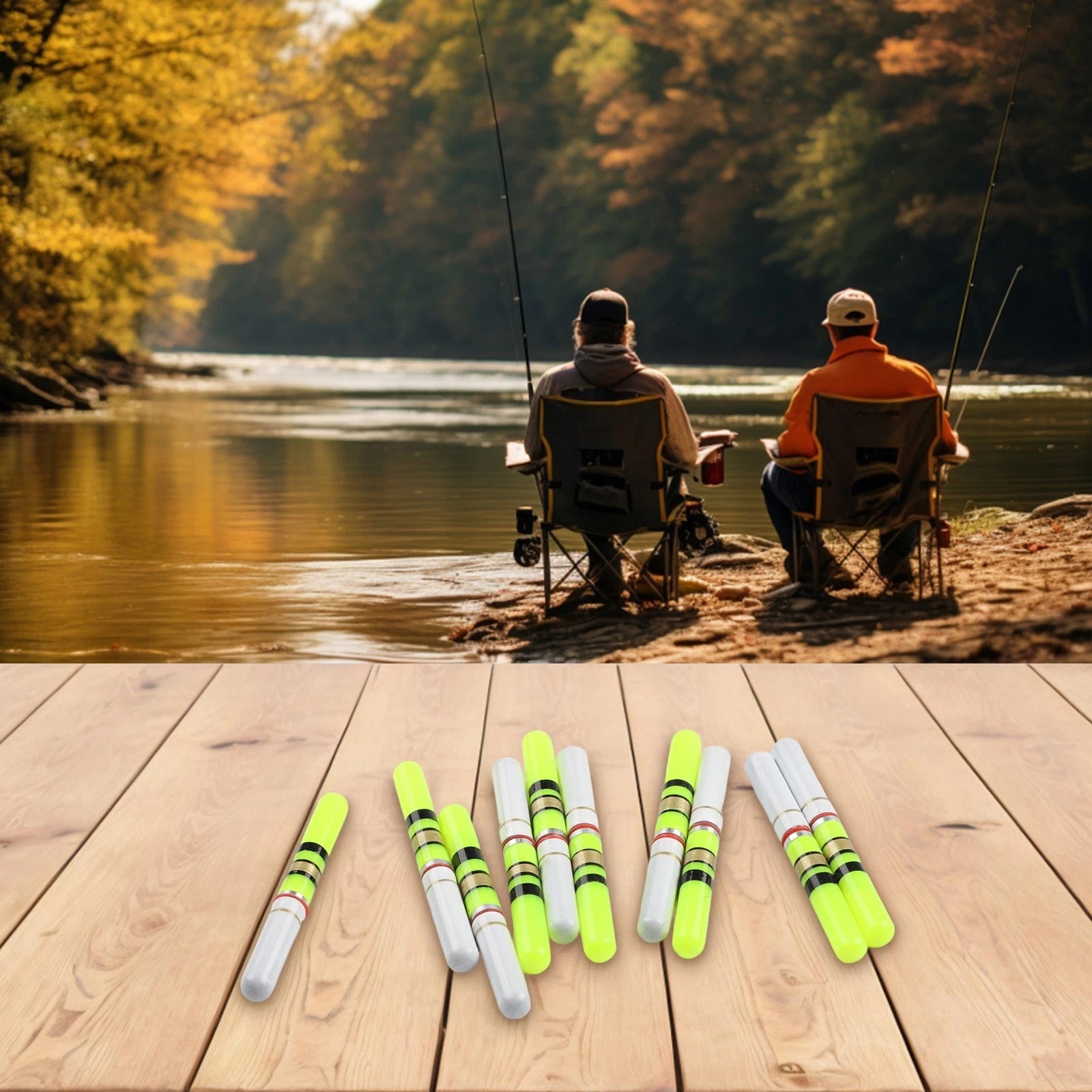 10*fishing Floats Cr322 Operated Led Luminous Float Night Fishing
