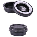 Md-eos Lens Mount Glass Aluminum Adapter For Minolta Md Mc Lens To
