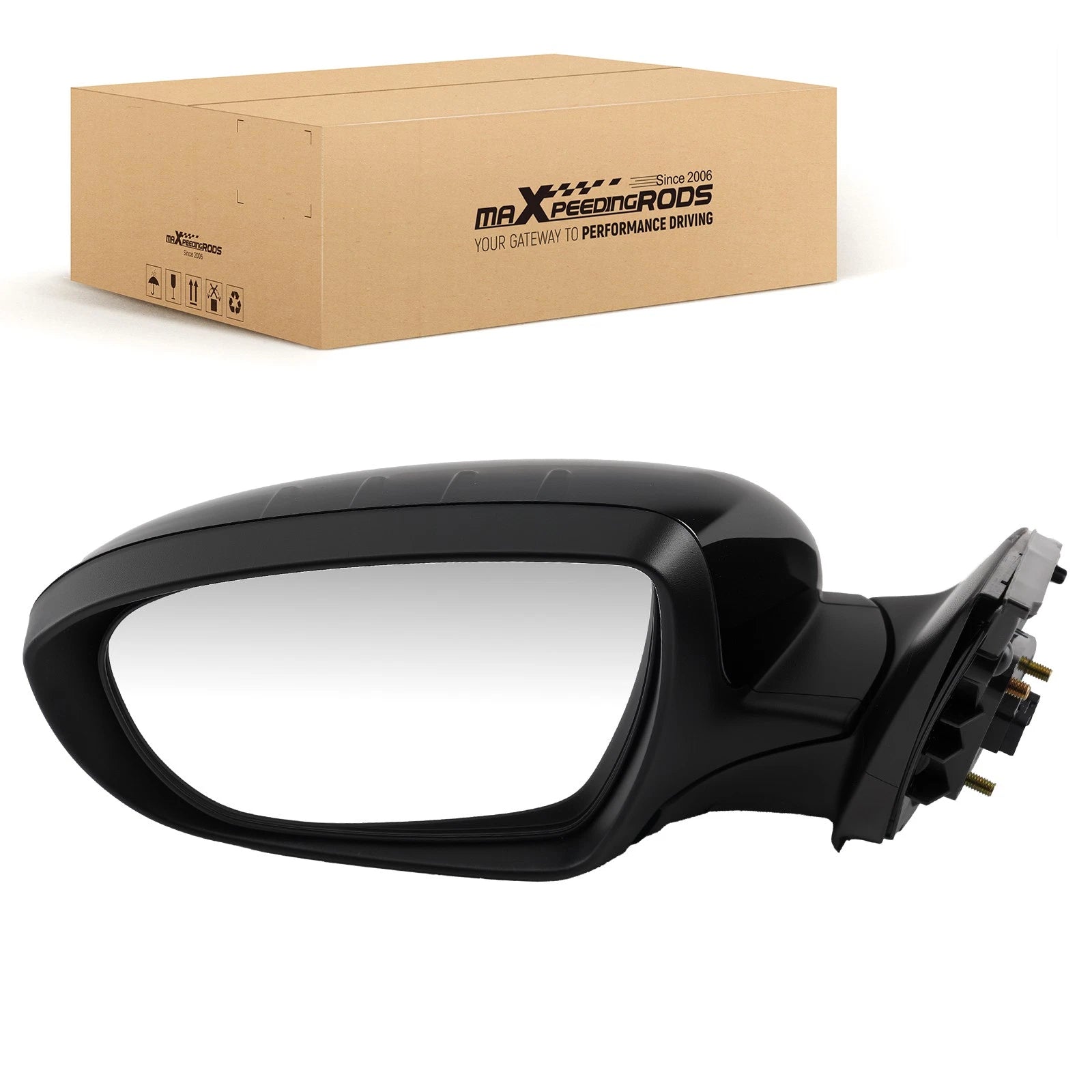 Left Power Mirror for Kia Optima 2011-2013 LED Manual Fold 876102T110