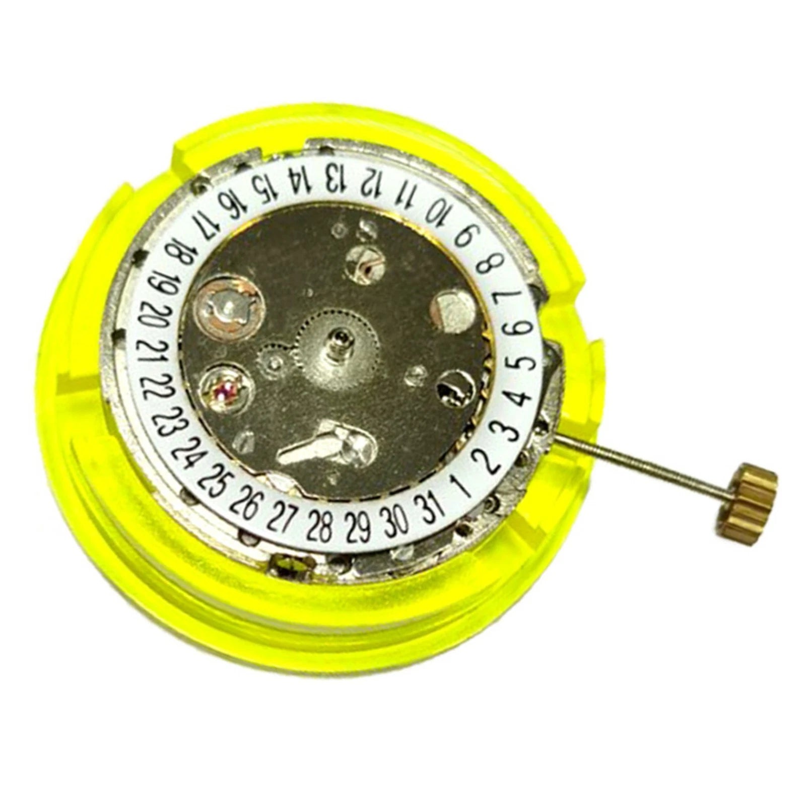 3 Hands Automatic Mechanical Watch Movement Date At 6 O'clock For