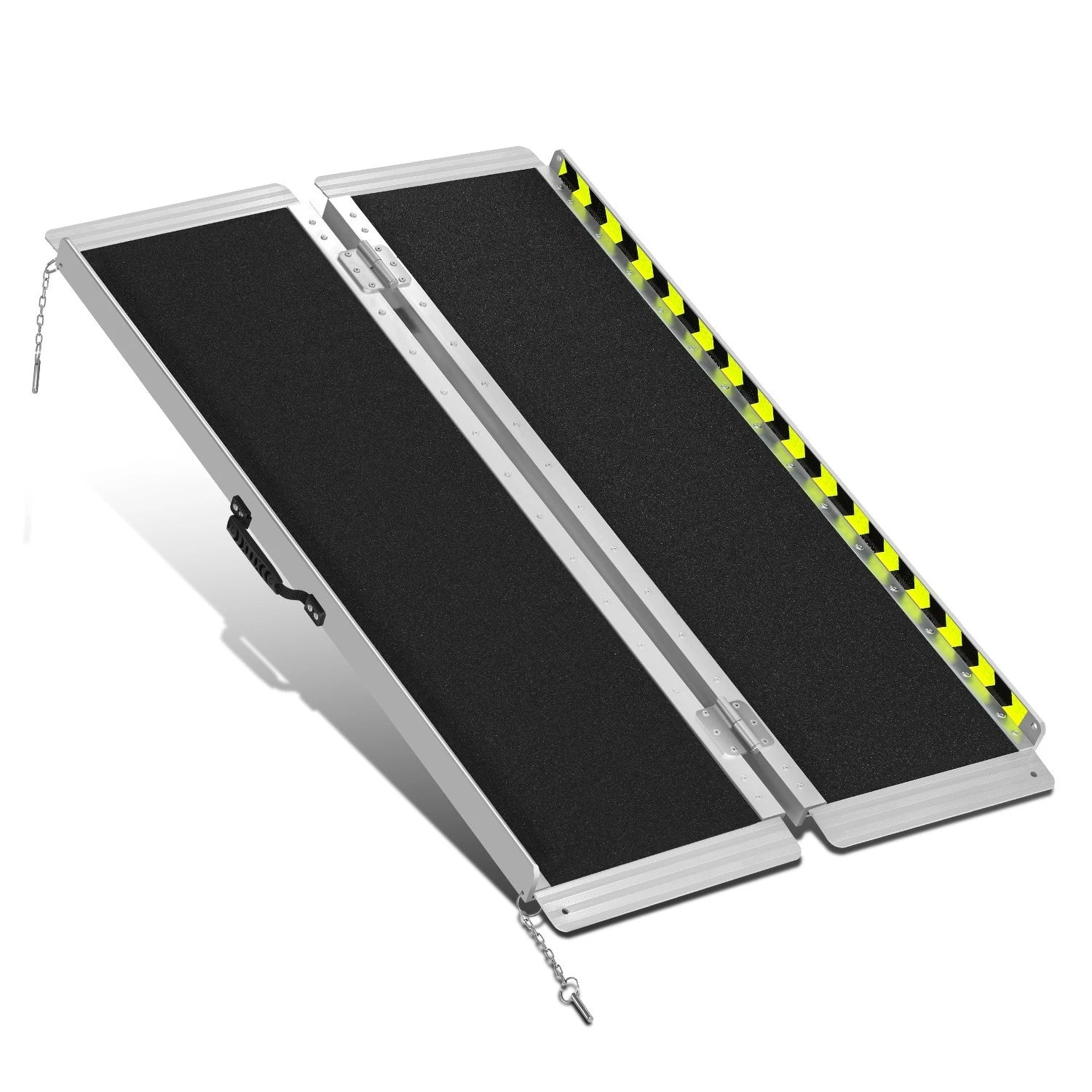 29" W X 4' L X 2" H 880 Lbs Capacity Extended Aluminum Black