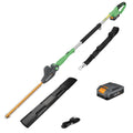 Workprox New 20V Cordless Pole Hedge Trimmer 18" Dual Action Blade