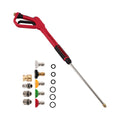 4000PSI Pressure Washer Spray Gun Wand Lance 5 Nozzle Tips M22 Adapter Kit