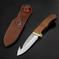 9.5" Full Tang Survival Fixed Blade Gut Hook Knife Hunting Knife