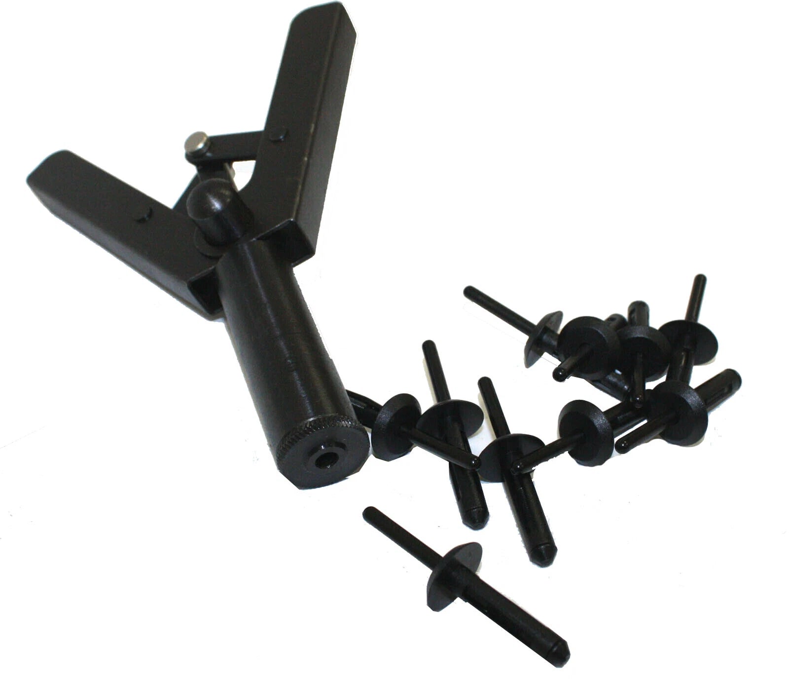 Plastic Poly Rivet Gun Quick Set Riveter Riveting Hand Tool Assorted