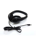 Black Headphones 17 15 6cm Compact Design Abs Body With 3.5mm And