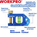Workpro 2.5-inch Conduit Bending Level Magnetic | Built Supply Co