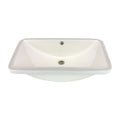 Moat Rectangular Shaped Undermount Bathroom Vanity Sink 24" X 15-3/4"
