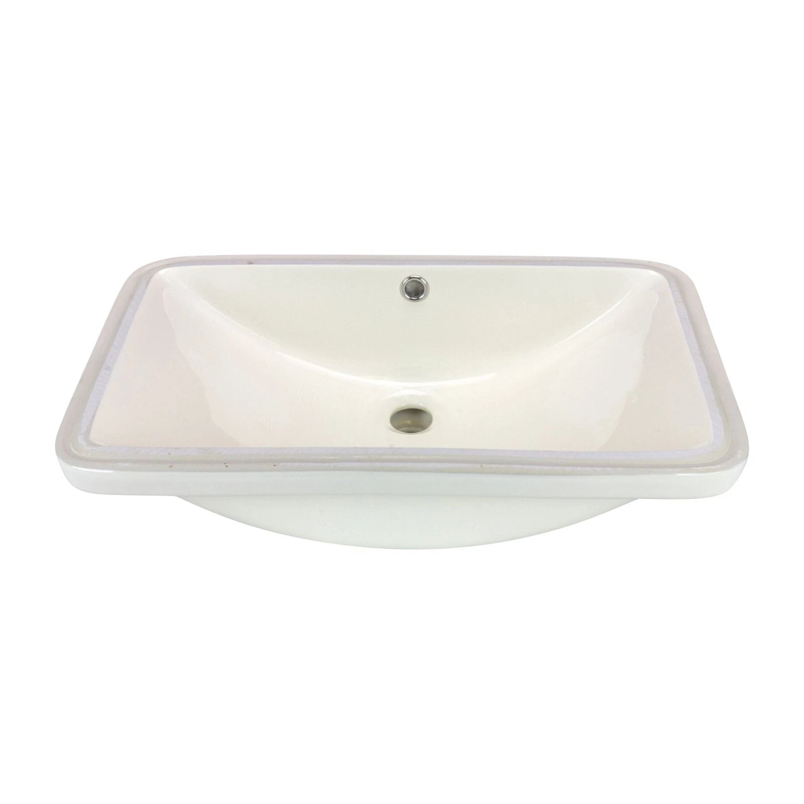Moat Rectangular Shaped Undermount Bathroom Vanity Sink 24" X 15-3/4"
