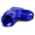 8an An-8 Male Female 90 Degree Bulkhead Flare Blue | Built Supply Co