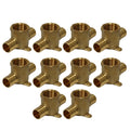 XFITTING 1" PEX B Drop Ear Tee - 10 Pack