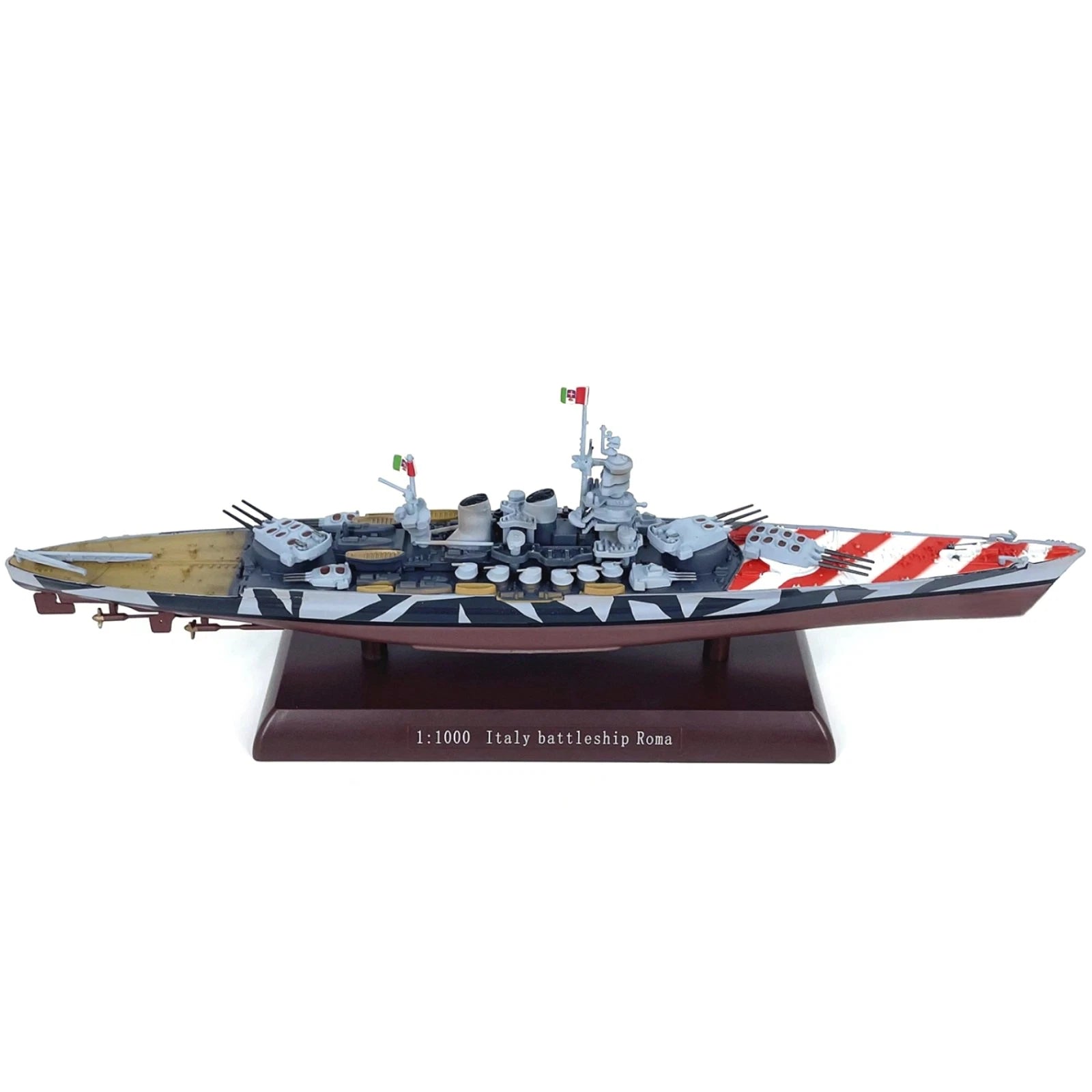 24cm Diecast Alloy 1/1000 Scale Italian Battleship Roma Model