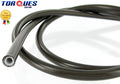 AN -3 ( 1/8" I.D) Stainless Braided Smoked PVC Coated PTFE Brake Hose