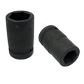 33mm & 27mm Deep Impact Socket 1" Drive 6 Point Metric mm Axle Nut Spindle Air