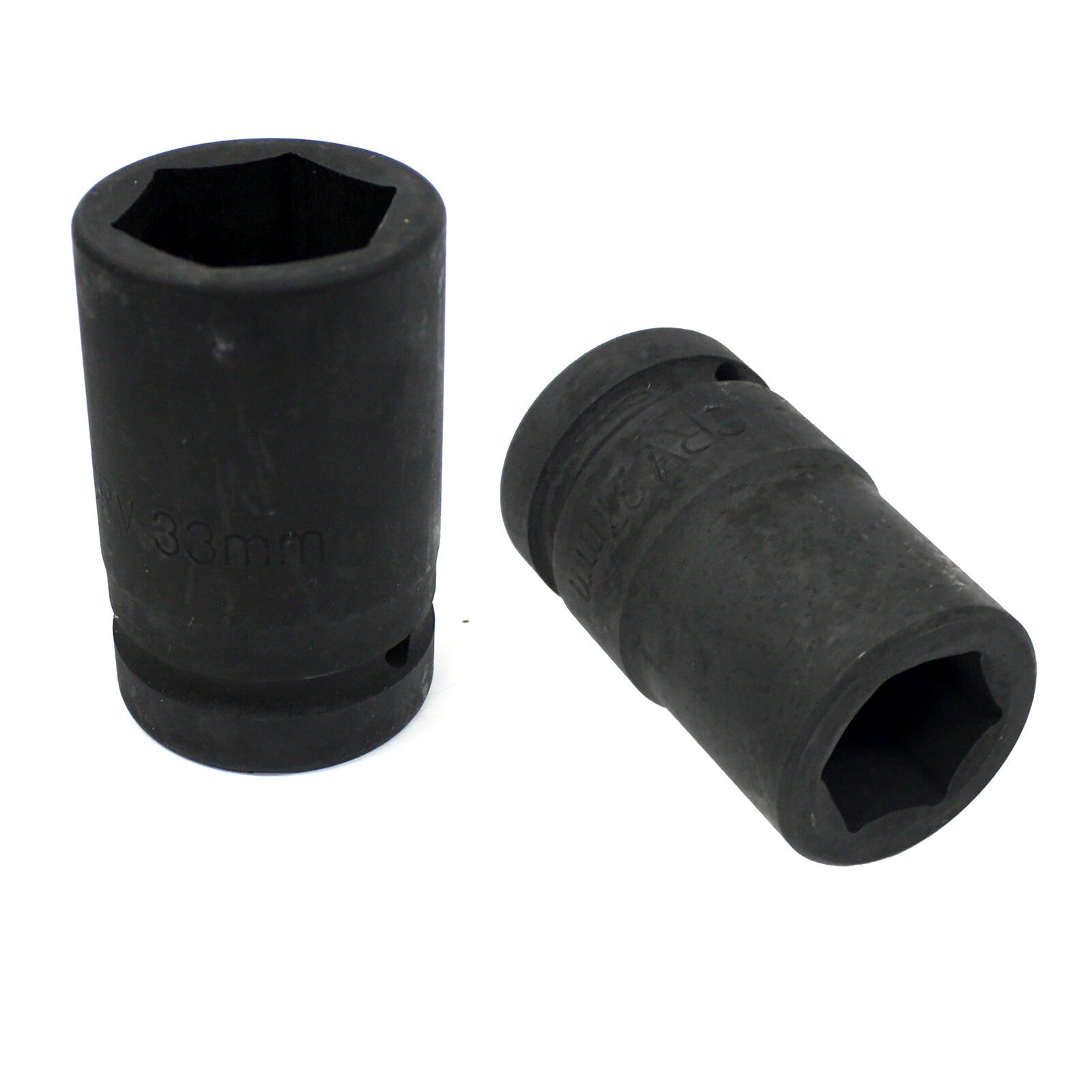 33mm & 27mm Deep Impact Socket 1" Drive 6 Point Metric mm Axle Nut Spindle Air
