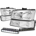 Chrome Headlight+clea<wbr/>r Corner+bumper+<wbr/>LED | Built Supply Co