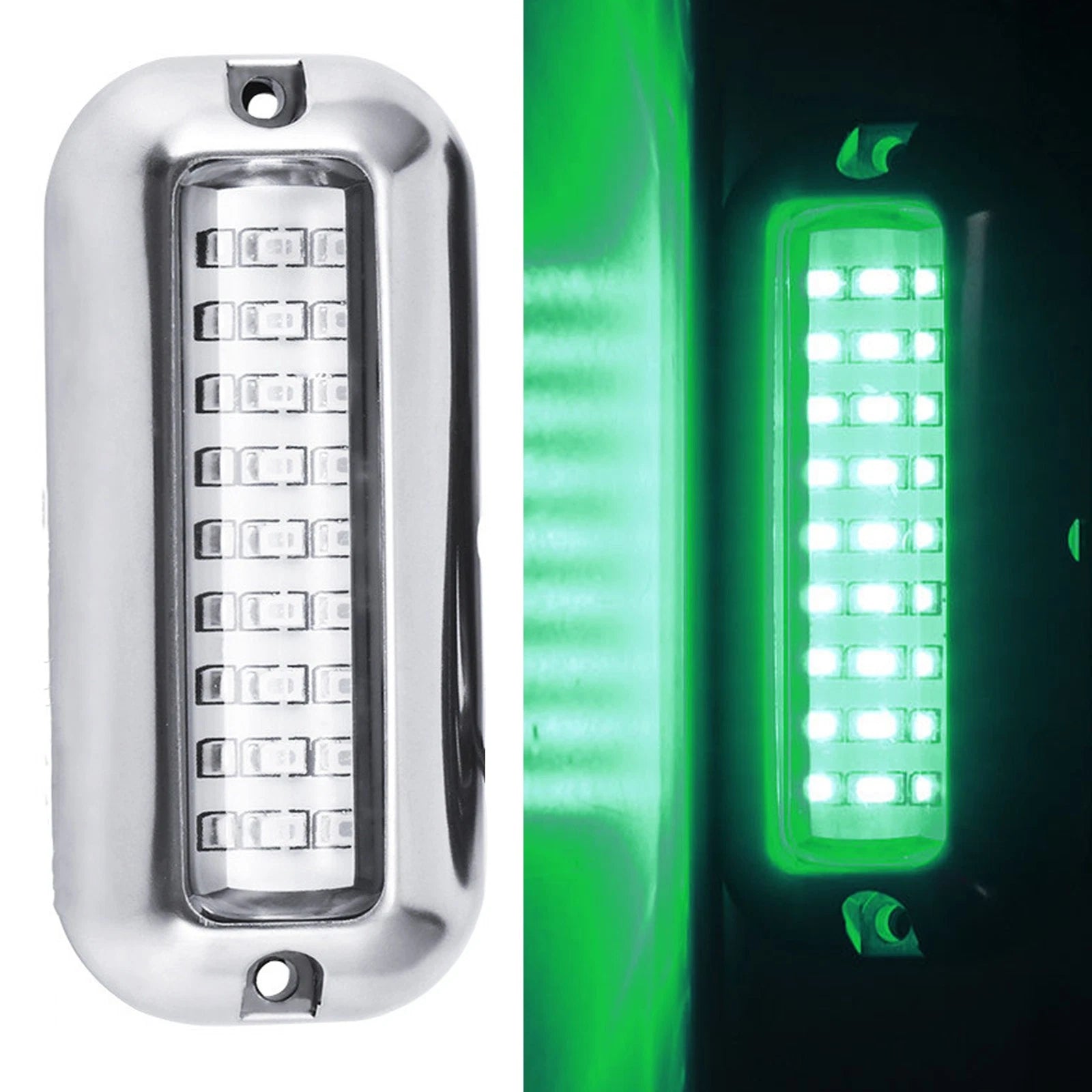 27 Led 10-30V 14-50W Stainless Steel Waterproof Boat Transom Light
