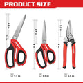 Goldblatt 3PCS Heavy Duty Scissors Set by Goldblatt