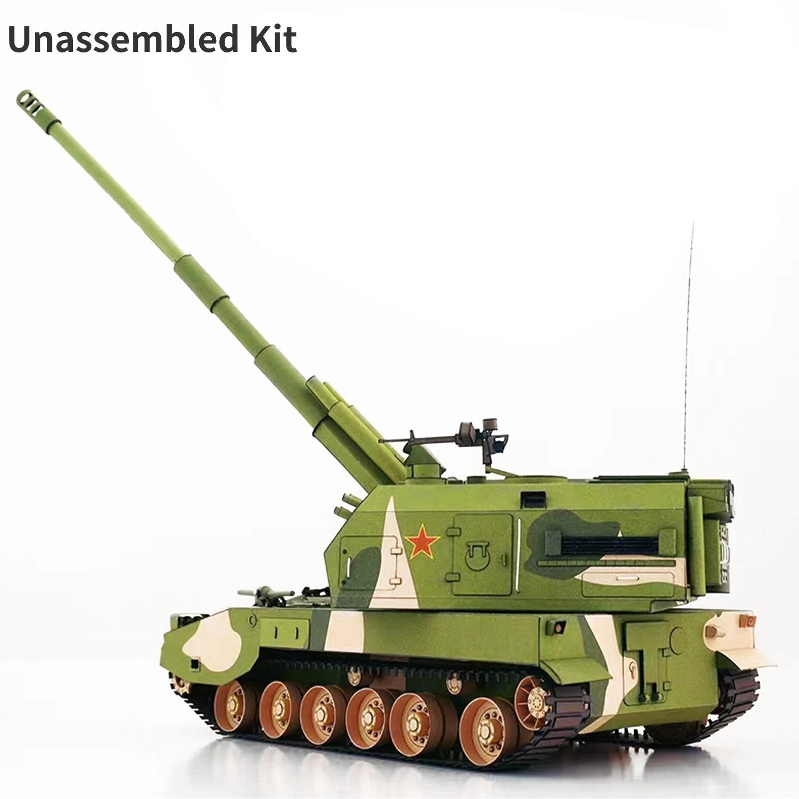 1:35 China Plz-05 Self-propelled Howitzer Tank Vehicle Model Diy
