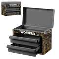 WORKPRO Metal Mini Tool Box with Two Drawers by WORKPRO