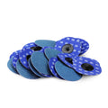 50 Pack - 3" Zirconia 80 Grit Quick Change Sanding Disc Black Hawk,