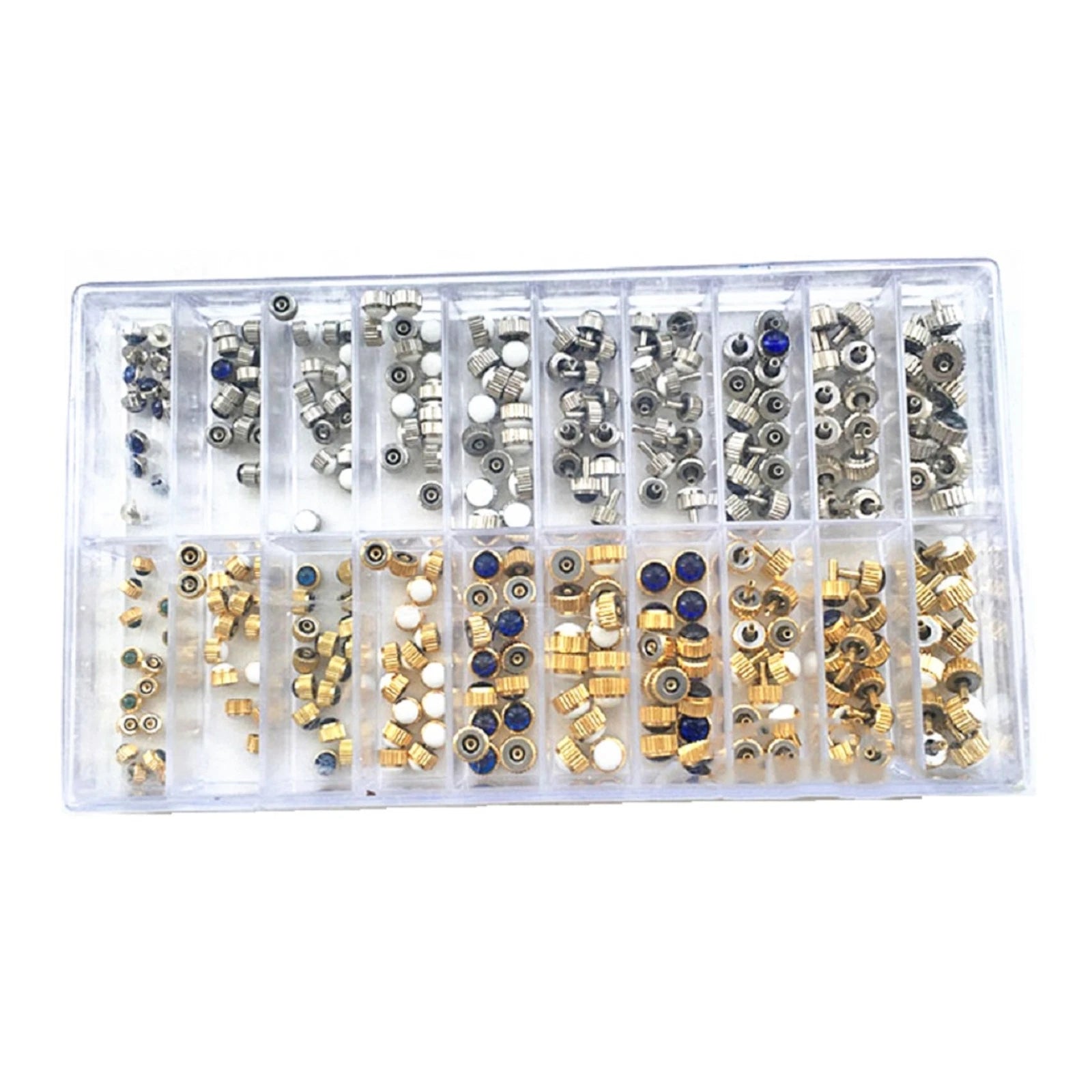 360pack Copper Quartz Mechanical Watch Crown Assortment Watchmaker