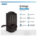 WIFI Deadbolt with Lever