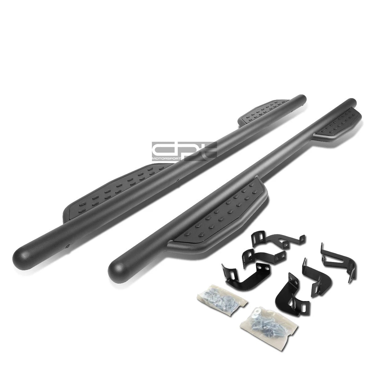Fit 05-20 Toyota Tacoma Crew Cab 3"od Black Side | Built Supply Co