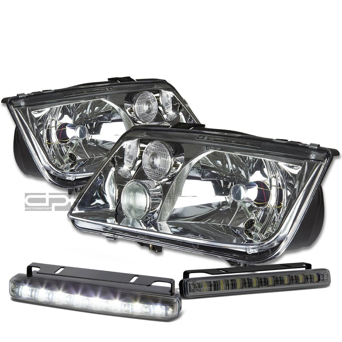 Chrome Housing Head+clear Signal+smoked Led Fog | Built Supply Co