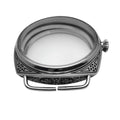 Retro Stainless Carving Glass Case For Eta 6497 6498 Seagull St36