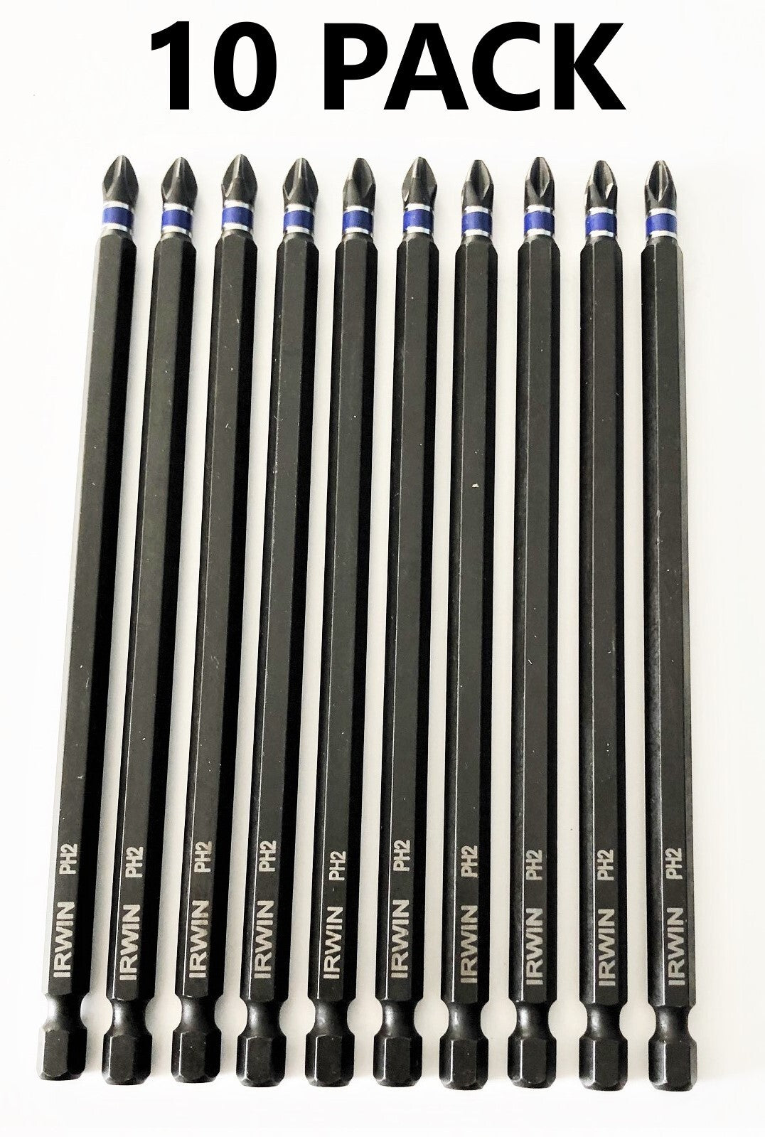 Irwin 6" Impact #2 Phillips Screw Driver Bits by Irwin