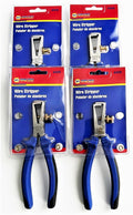 4 NAPA Adjustable Quick Wire Strippers Spring Loaded 10-22 Gauge Stranded SolidO