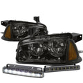 Smoked Housing Clear Headlight+ambe<wbr/>r | Built Supply Co