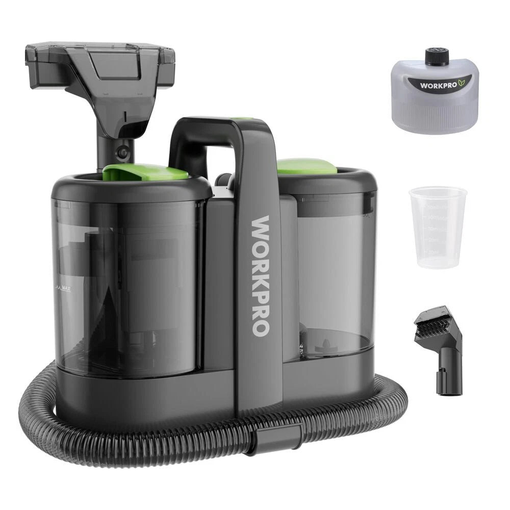 Workpro 13kpa Portable Carpet Spot Upholstery Cleaner 54 Oz Tank